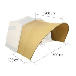 Cabanon Luxe Luifel 500 Cm YKK Rits 5 Cabanon Luxe Luifel 500 Cm YKK Rits -Kampeeruitrusting 100030 000 03 3