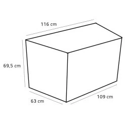 Cabanon Kunststof Disselbak -Kampeeruitrusting 100038 000 03 3