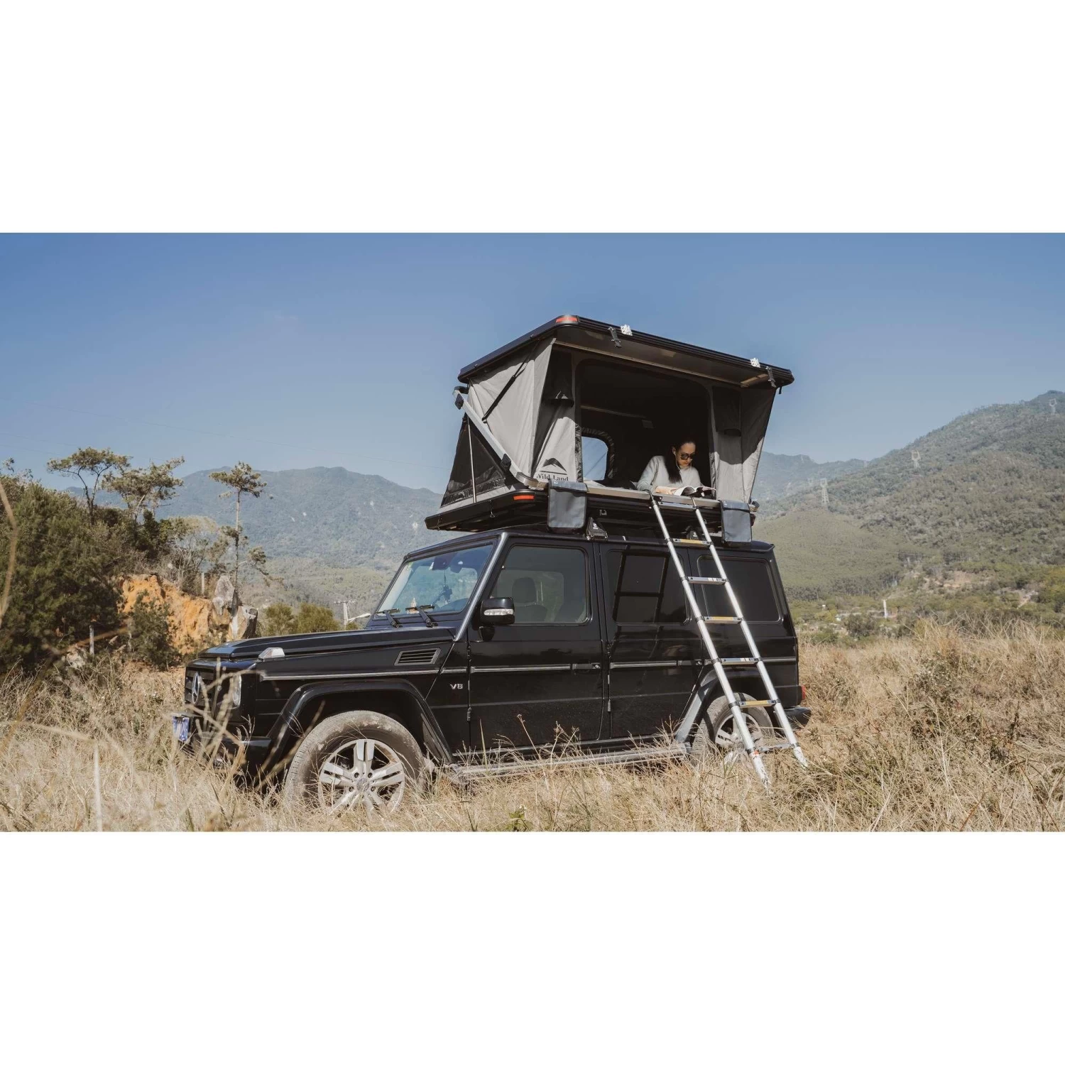 Wild LandRock Cruiser Large Daktent Grijs 2 Wild LandRock Cruiser Large Daktent Grijs - Afbeelding 2