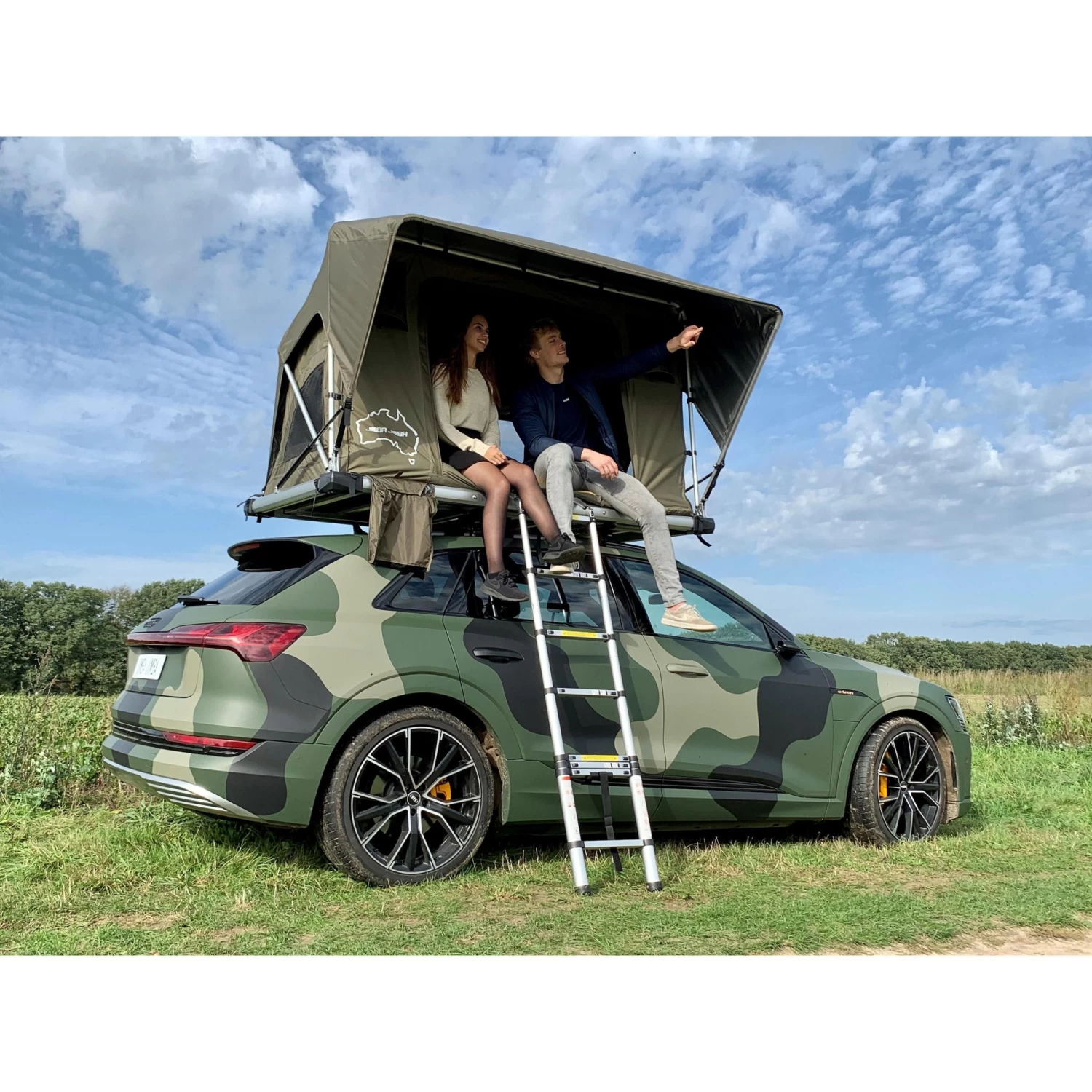 Sheepie Jimba Jimba 2.0 Large Daktent Olive Green 2 Sheepie Jimba Jimba 2.0 Large Daktent Olive Green - Afbeelding 2