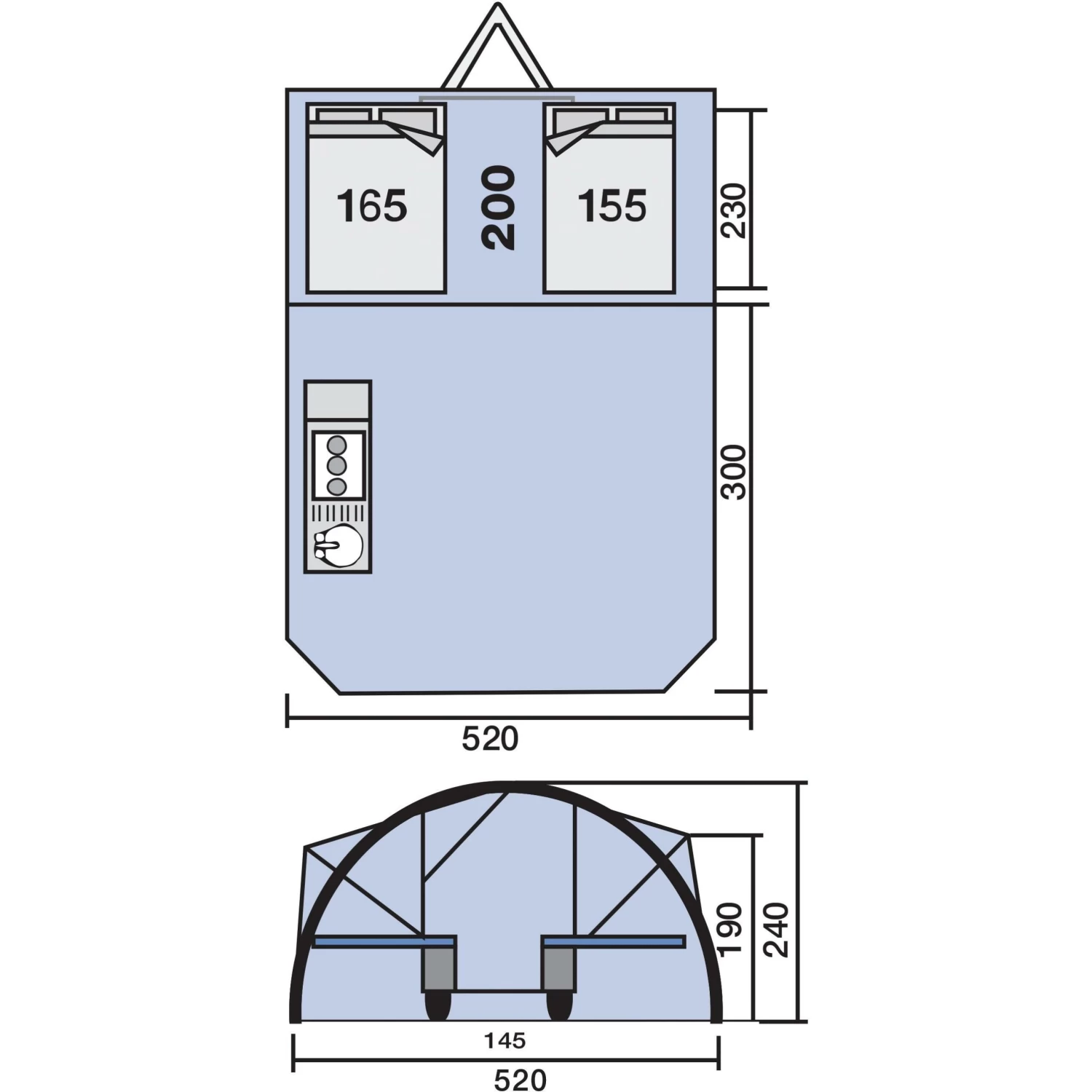 Jamet Dakota Outdoor Vouwwagen 2023 11 Jamet Dakota Outdoor Vouwwagen 2023 - Afbeelding 11