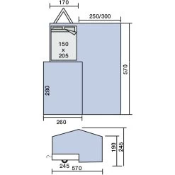 Jamet Duo Luxe XL Vouwwagen 2023 -Kampeeruitrusting 100162 000 07 4 scaled