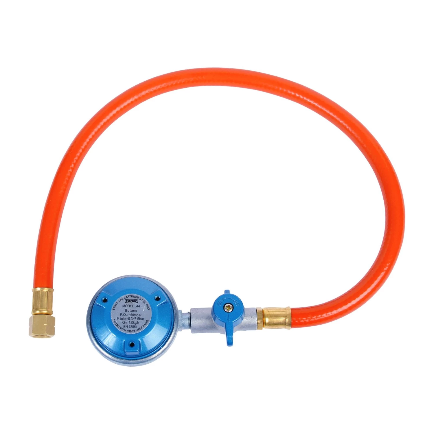 Cadac Gasdrukregelaar EN417 Met Slang 1 Cadac Gasdrukregelaar EN417 Met Slang