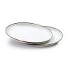 Barebones Emaille Plat Bord ø 280 Mm Eggshell 2-pack