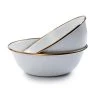 Barebones Emaille Schaal Eggshell 2-pack
