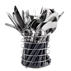 Bardani Bestekset Met Draadmand 24-delig