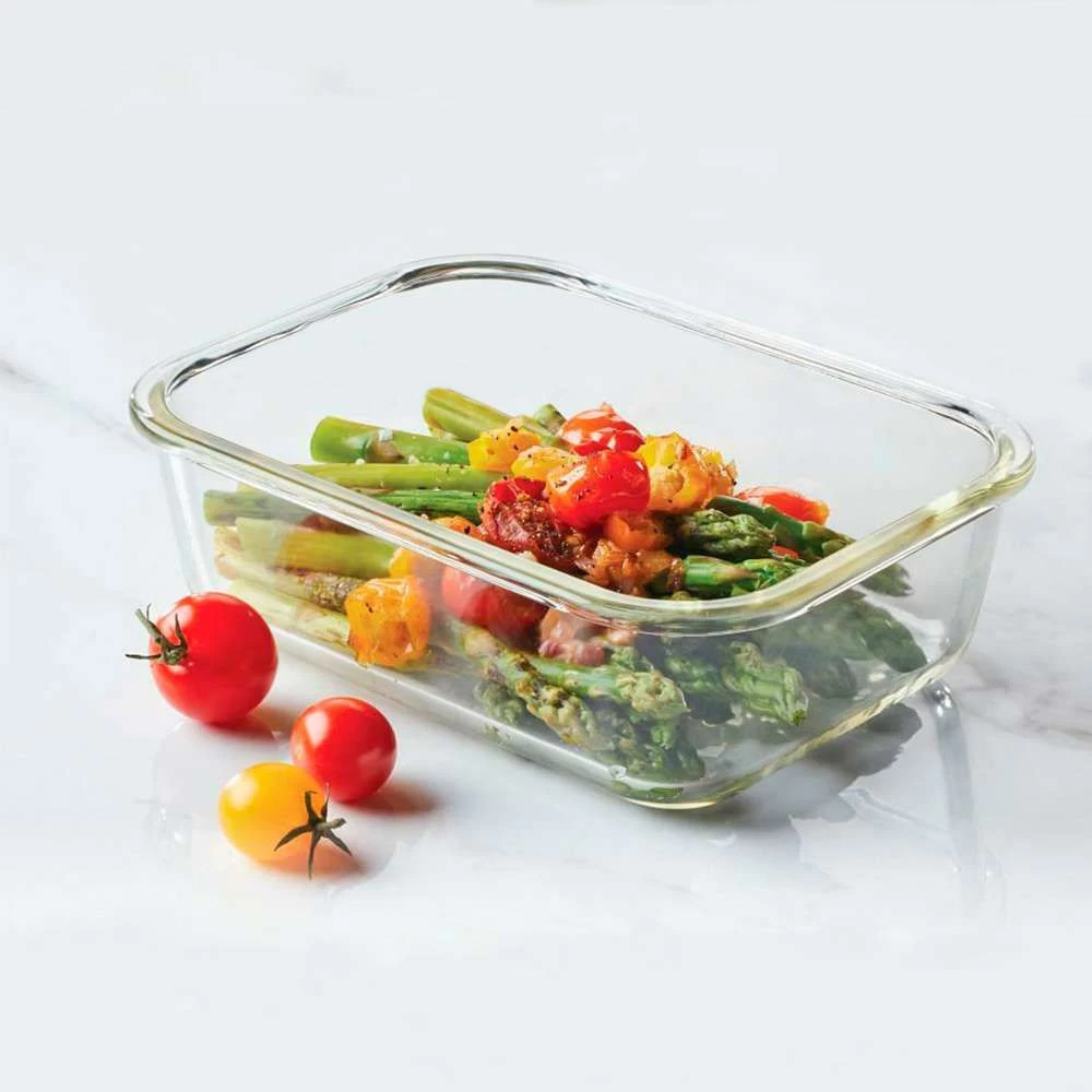 Lock & LockOvenschaal Met Deksel 1 Liter Glas 2 Lock & LockOvenschaal Met Deksel 1 Liter Glas - Afbeelding 2