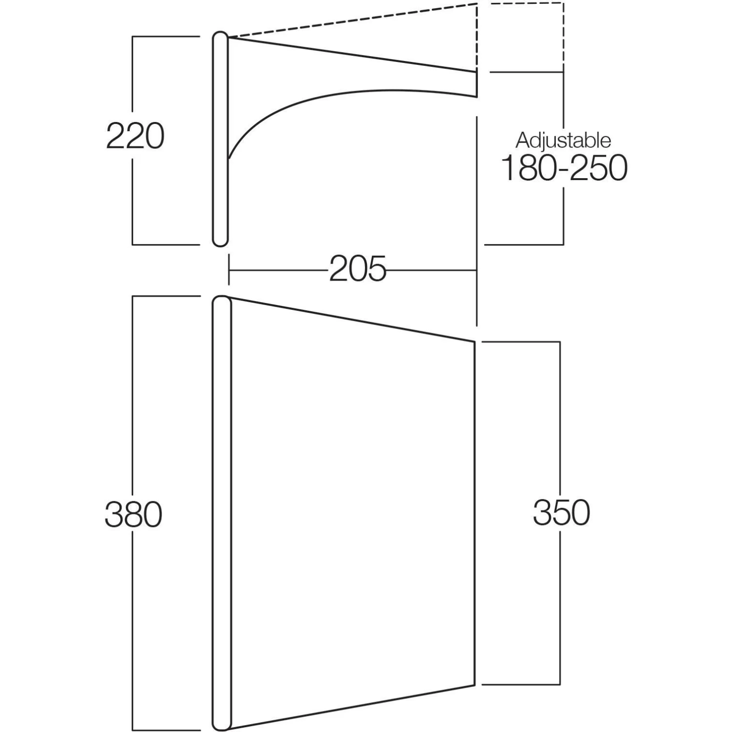 Vango Airbeam Sky Canopy Caravanluifel 350 Cm 4 Vango Airbeam Sky Canopy Caravanluifel 350 Cm - Afbeelding 4