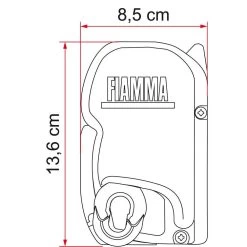Fiamma F45 S 260 Cassetteluifel Titanium - Royal Grey 10 Fiamma F45 S 260 Cassetteluifel Titanium - Royal Grey -Kampeeruitrusting 109214 900 05 1
