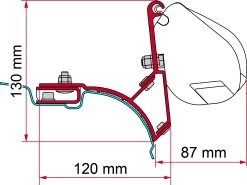 Fiamma Kit F35 Adapter VW T5 T6 Mulitvan Transporter Na 2003
