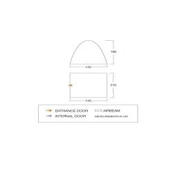 Vango BR003 Vrijstaande Binnentent -Kampeeruitrusting 109634 000 03 2