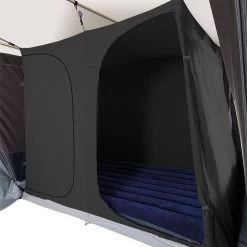 Doréma Slaapcabine Voortent En Uitbouw 200 X 130 Cm Zwart