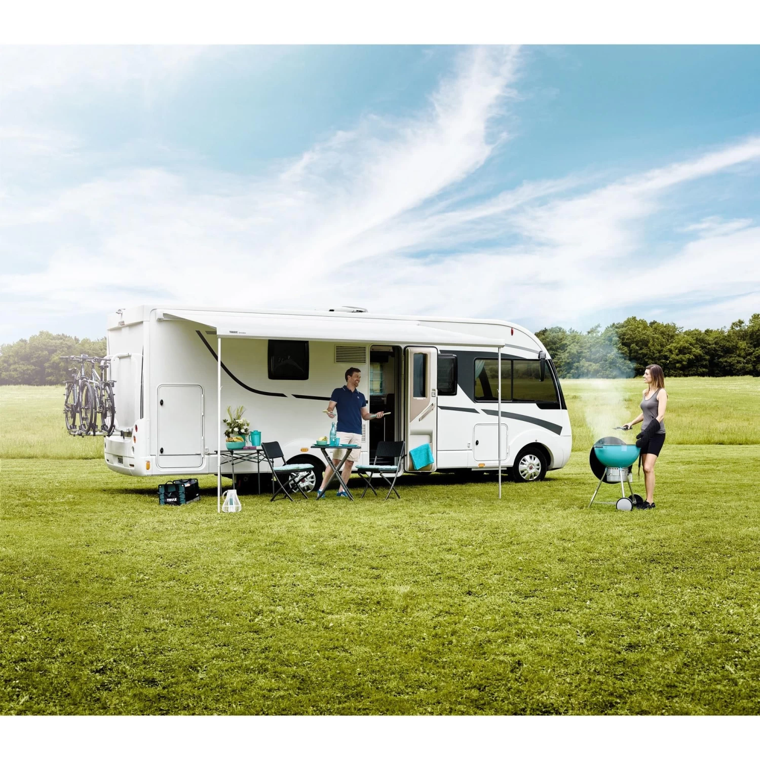 Thule 5200 352 Cassetteluifel Wit - 31 Mystic Grey 2 Thule 5200 352 Cassetteluifel Wit - 31 Mystic Grey - Afbeelding 2