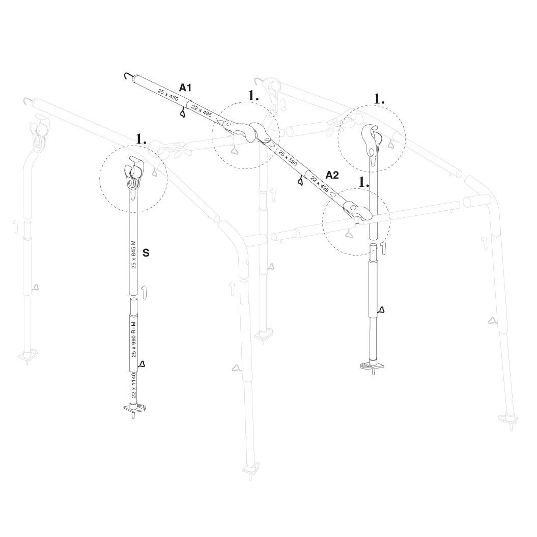 Walker Snow En Fun Plus Wintertent 4 Walker Snow En Fun Plus Wintertent - Afbeelding 4