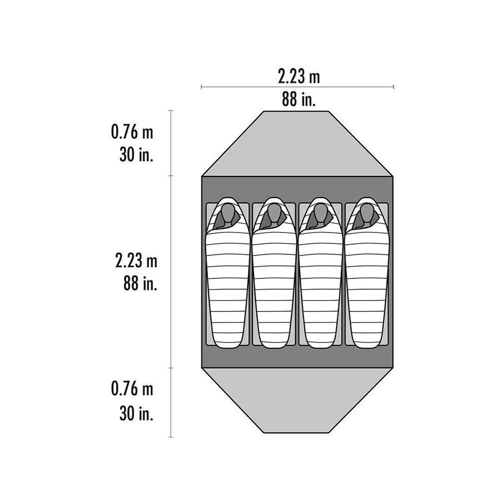MSR Elixir 4 Lichtgewicht Koepeltent 3 MSR Elixir 4 Lichtgewicht Koepeltent - Afbeelding 3