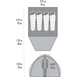 MSR Habitude 4 Lichtgewicht Koepeltent 5 MSR Habitude 4 Lichtgewicht Koepeltent -Kampeeruitrusting 111830 300 03 6