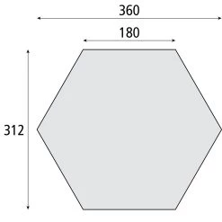 Bardani Quick Lodge 6 Partytent 360 X 312 -Kampeeruitrusting 111904 900 06 2