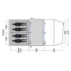 Outwell Parkdale 4PA Opblaasbare Tent 23 Outwell Parkdale 4PA Opblaasbare Tent -Kampeeruitrusting 111991 300 11 1