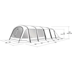 Outwell Wood Lake 6ATC Opblaasbare Tent 20 Outwell Wood Lake 6ATC Opblaasbare Tent -Kampeeruitrusting 111994 200 09 1