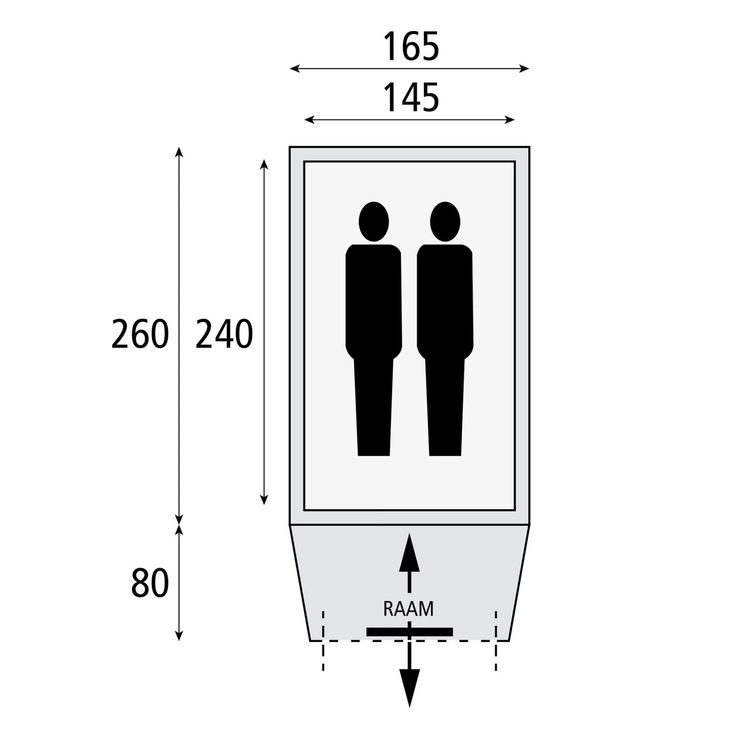 Safarica Hurricane M Pop Up Tent 2 Safarica Hurricane M Pop Up Tent - Afbeelding 2