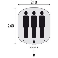 DWS Tornado 210 Pop Up Tent -Kampeeruitrusting 112143 200 05 1