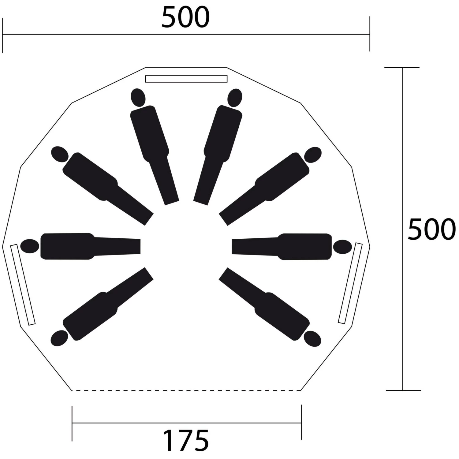 De WitSherpa 500 Groepstent 2 De WitSherpa 500 Groepstent - Afbeelding 2
