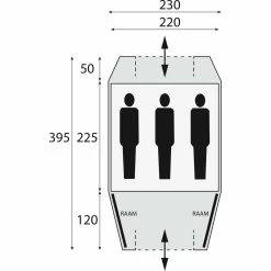 Safarica Kenia 230 TC Koepeltent 15 Safarica Kenia 230 TC Koepeltent -Kampeeruitrusting 112197 180 08 1