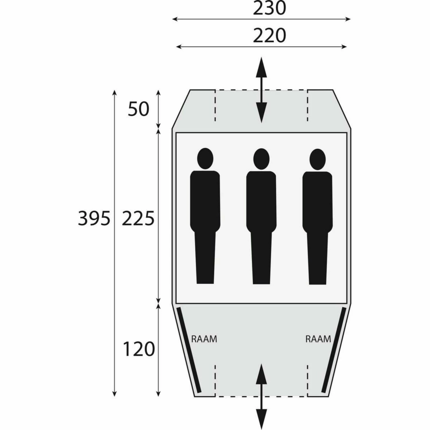 Safarica Kenia 230 TC Koepeltent 8 Safarica Kenia 230 TC Koepeltent - Afbeelding 8