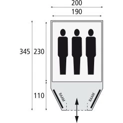 Bardani Cortina 200 RSTC Koepeltent 11 Bardani Cortina 200 RSTC Koepeltent -Kampeeruitrusting 112216 180 06 1