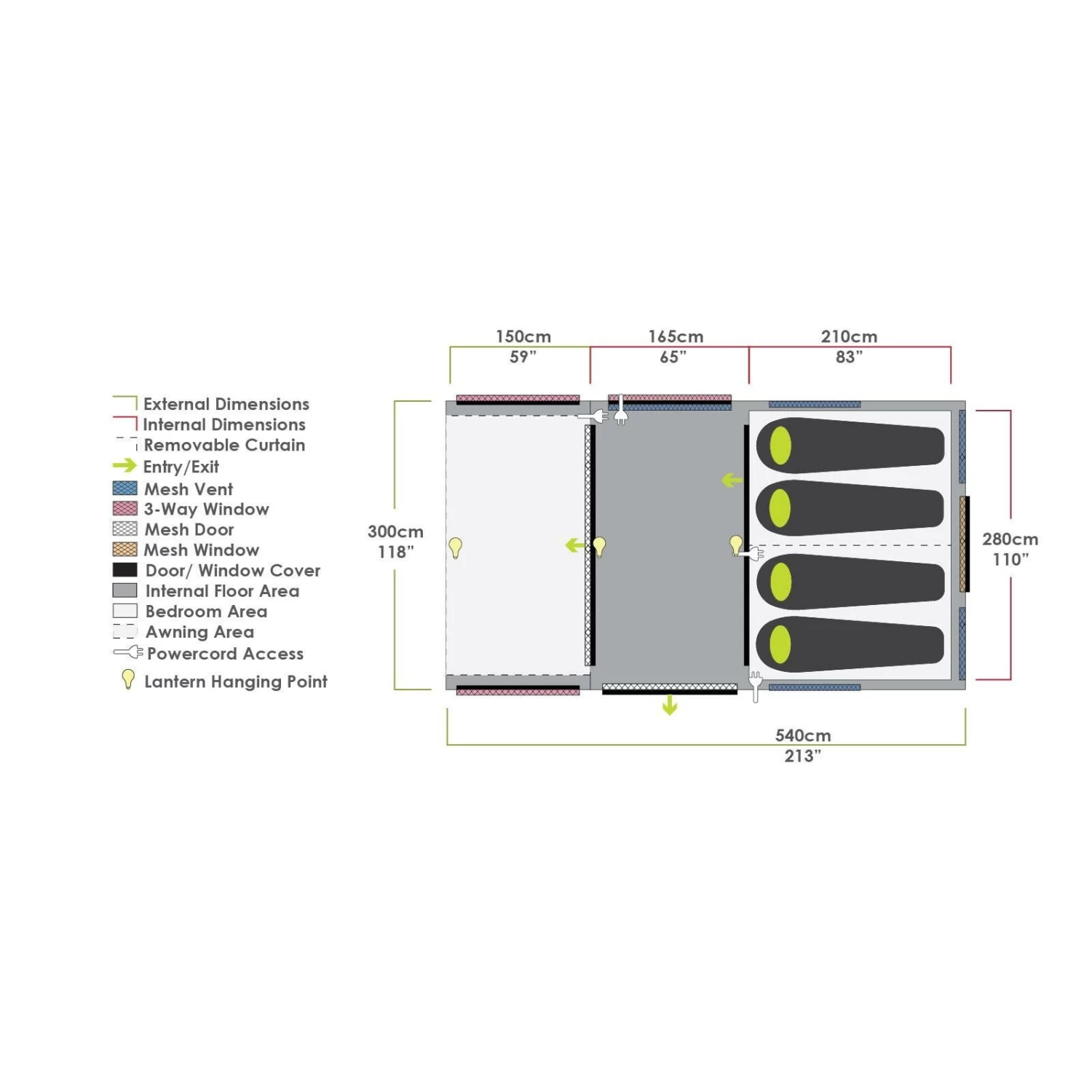 Zempire Evo TM V 2 Opblaasbare Tent 2022 8 Zempire Evo TM V 2 Opblaasbare Tent 2022 - Afbeelding 8