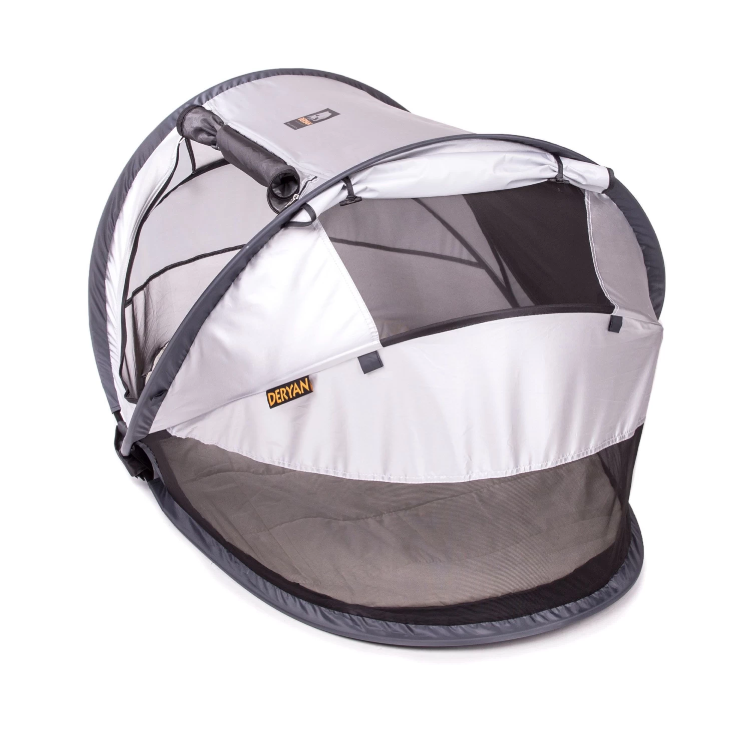 Deryan Travel Cot Peuter Luxe Campingbed Silver 4 Deryan Travel Cot Peuter Luxe Campingbed Silver - Afbeelding 4