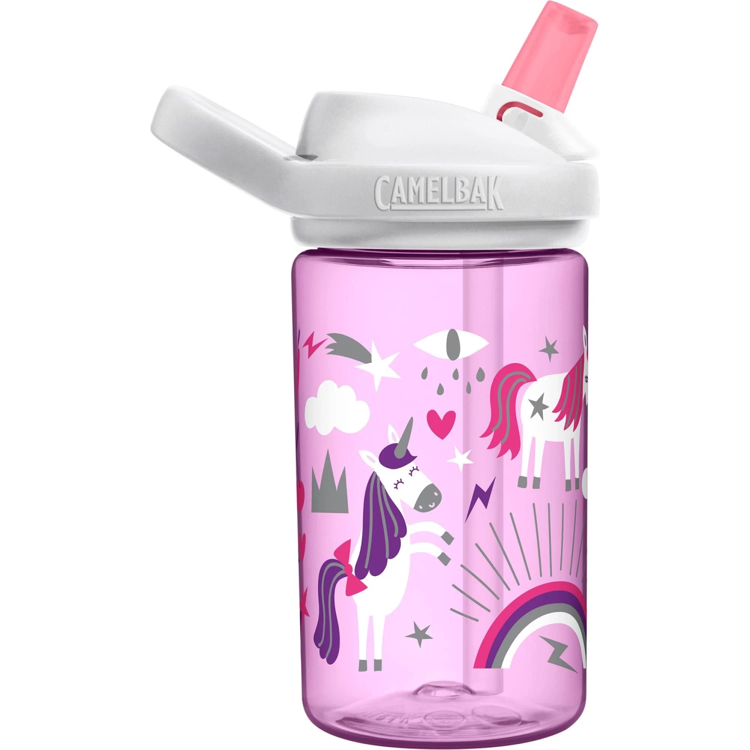 Camelbak Eddy+ Kids Drinkfles 400 Ml Unicorn Party 3 Camelbak Eddy+ Kids Drinkfles 400 Ml Unicorn Party - Afbeelding 3