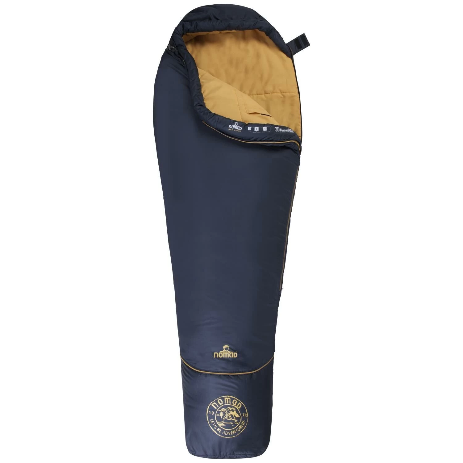 Nomad Inca Mummy Slaapzak Junior Dark Navy 2 Nomad Inca Mummy Slaapzak Junior Dark Navy - Afbeelding 2