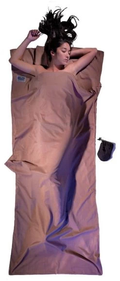 Cocoon TravelSheet Egyptisch Katoenen Lakenzak Khaki