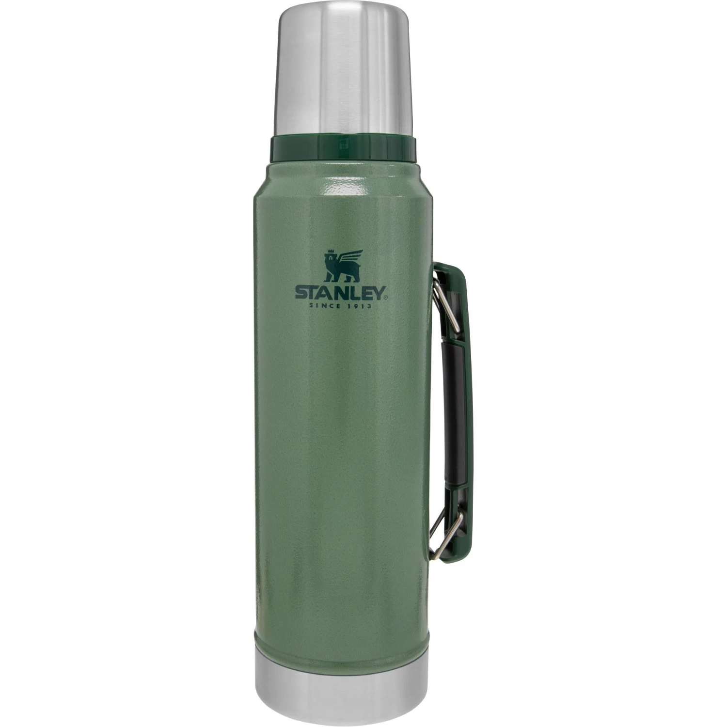 Stanley PMIClassic Vacuüm Thermosfles 1 Liter Hammertone Green 1 Stanley PMIClassic Vacuüm Thermosfles 1 Liter Hammertone Green