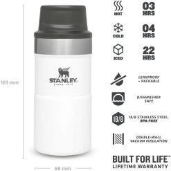Stanley PMIClassic Trigger-Action Thermosbeker 250 Ml Polar -Kampeeruitrusting 115052 100 03