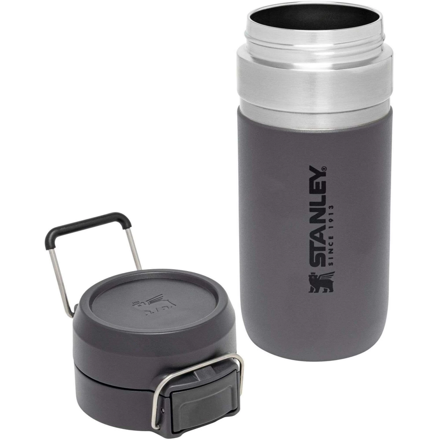 Stanley PMIThe Quick Flip Go Thermosbeker 470 Ml Charcoal 2 Stanley PMIThe Quick Flip Go Thermosbeker 470 Ml Charcoal - Afbeelding 2