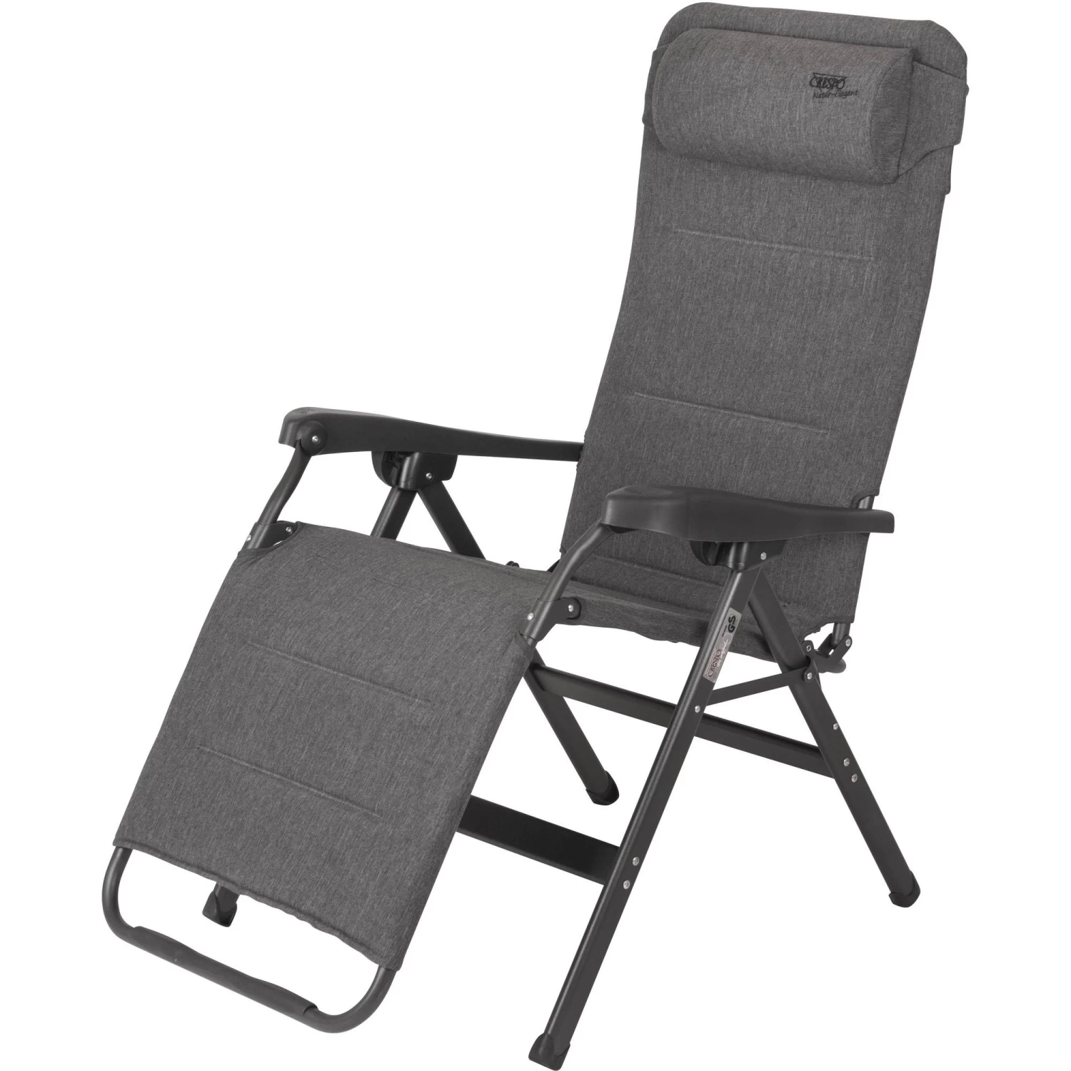 Crespo AP-234 Tex Supreme Relaxstoel Grijs 2 Crespo AP-234 Tex Supreme Relaxstoel Grijs - Afbeelding 2