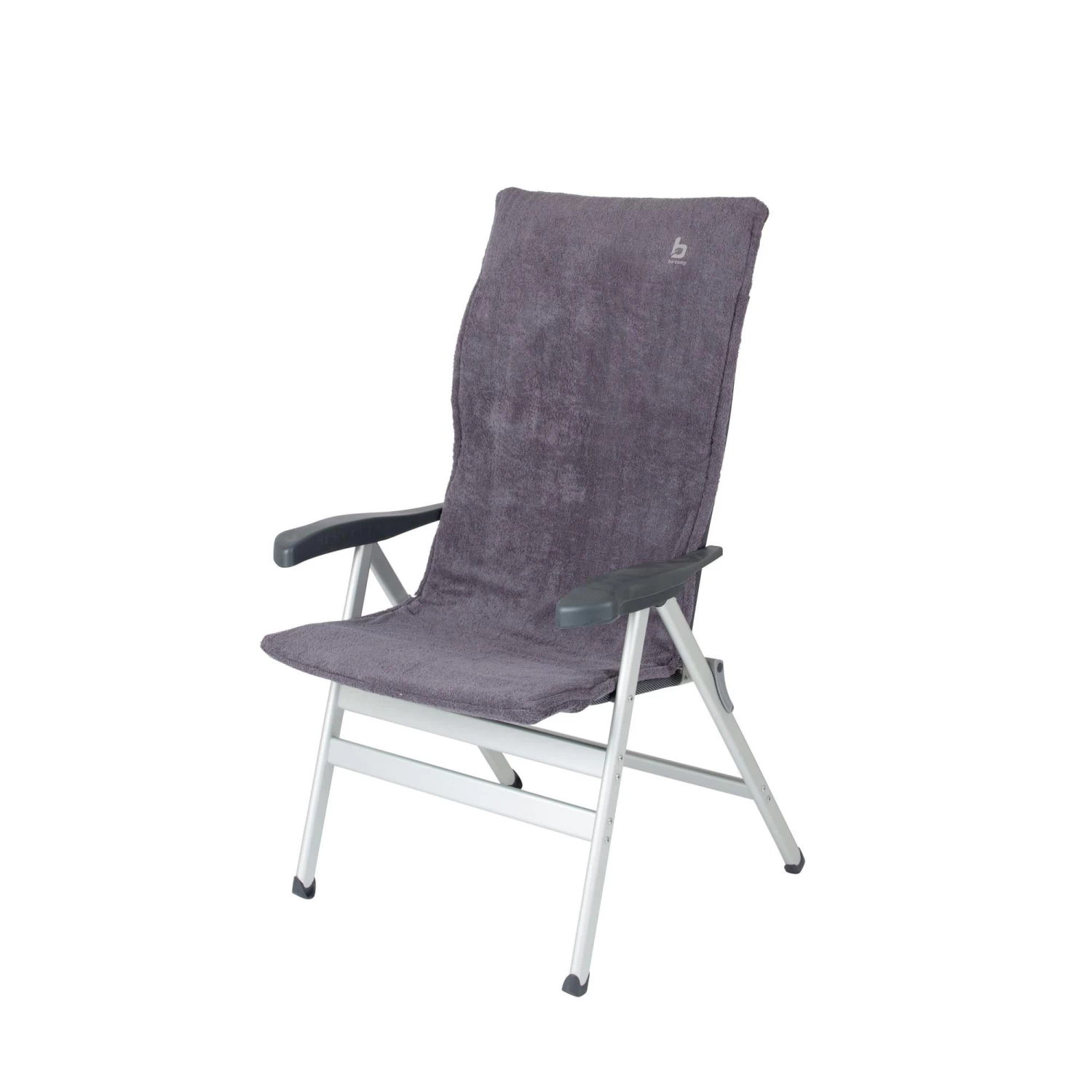 Bo-Camp Badstof Hoes M Standenstoel Grijs 1 Bo-Camp Badstof Hoes M Standenstoel Grijs