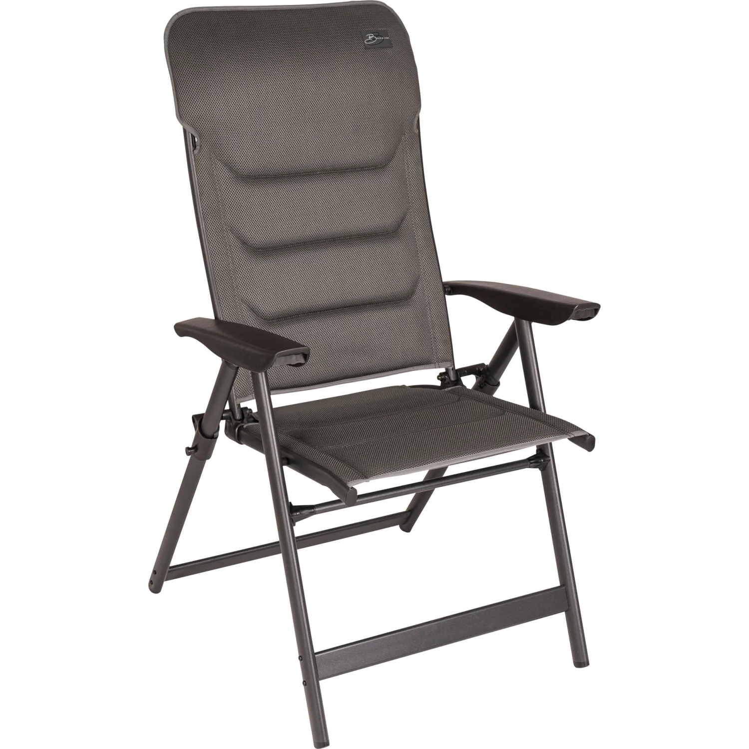Bardani Vermillion Ergo 3D Comfort Campingstoel Platina Grey 1 Bardani Vermillion Ergo 3D Comfort Campingstoel Platina Grey