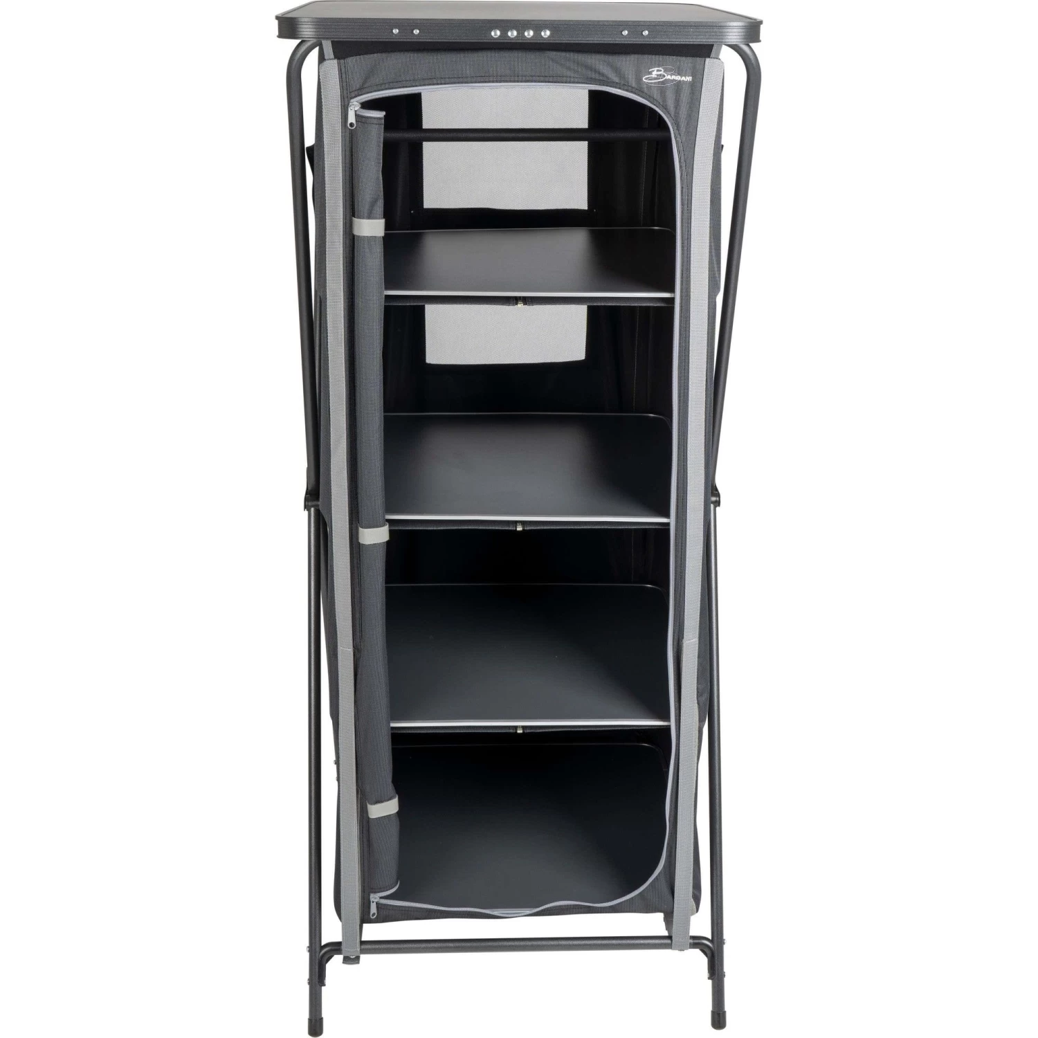 Bardani Ripiani X4 Campingkast Graphite Grey 2 Bardani Ripiani X4 Campingkast Graphite Grey - Afbeelding 2