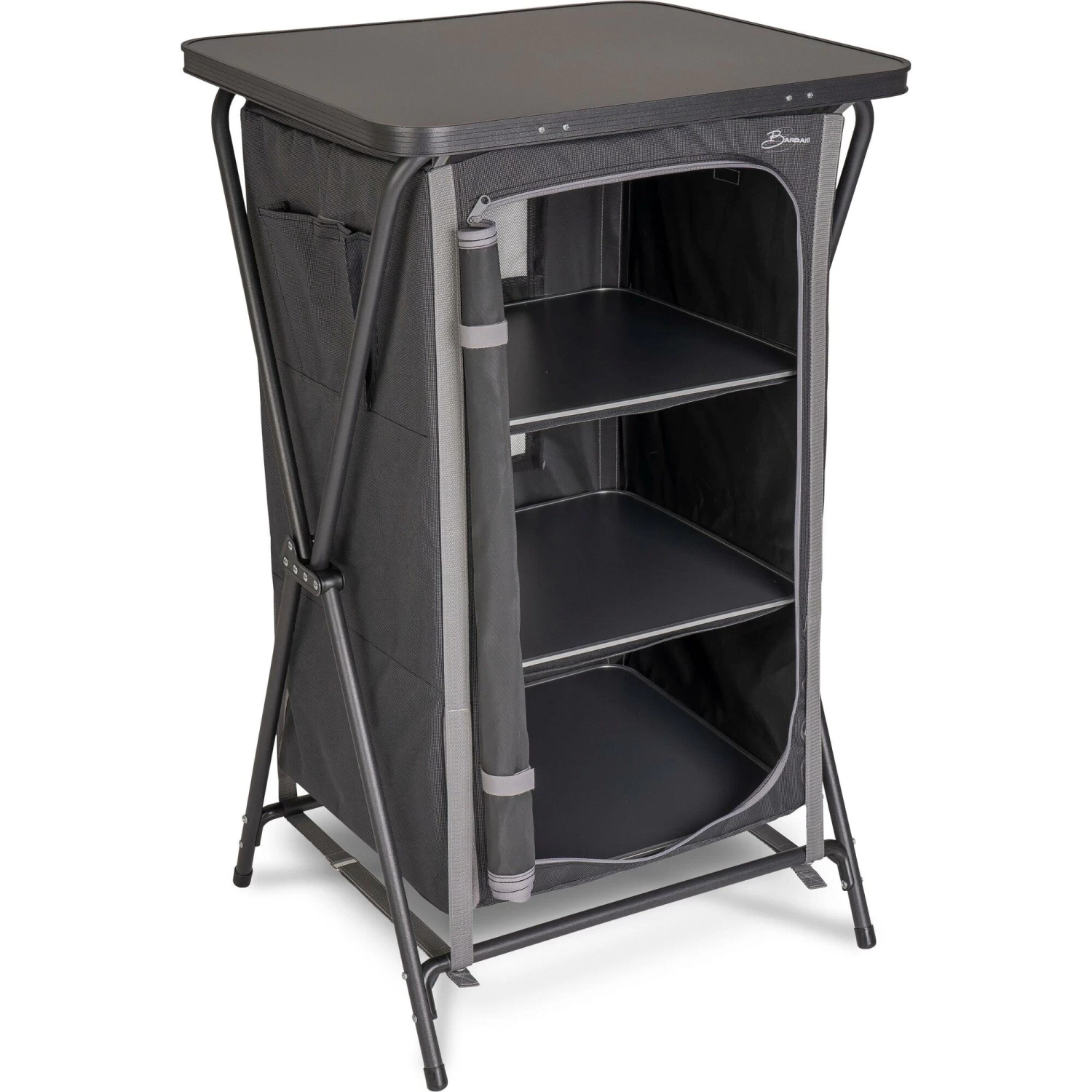Bardani Ripiani X3 Campingkast Graphite Grey 1 Bardani Ripiani X3 Campingkast Graphite Grey