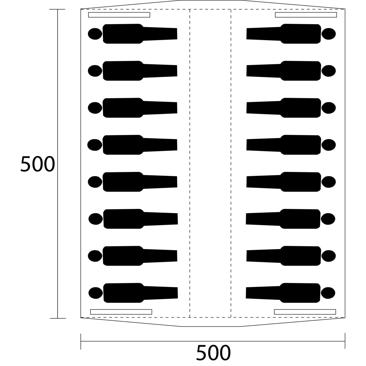 De WitSuez Super Premium Groepstent Beige 2 De WitSuez Super Premium Groepstent Beige - Afbeelding 2