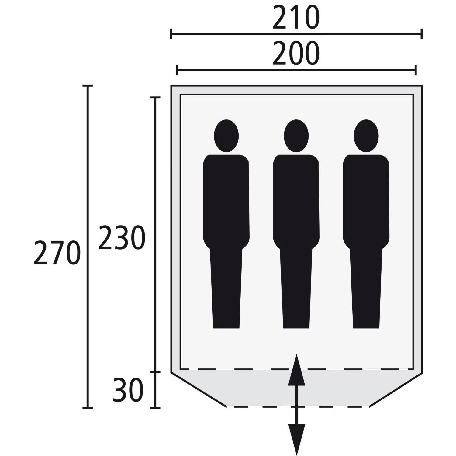 Safarica Speed 210 Quick Up Parapluplent 2 Safarica Speed 210 Quick Up Parapluplent - Afbeelding 2