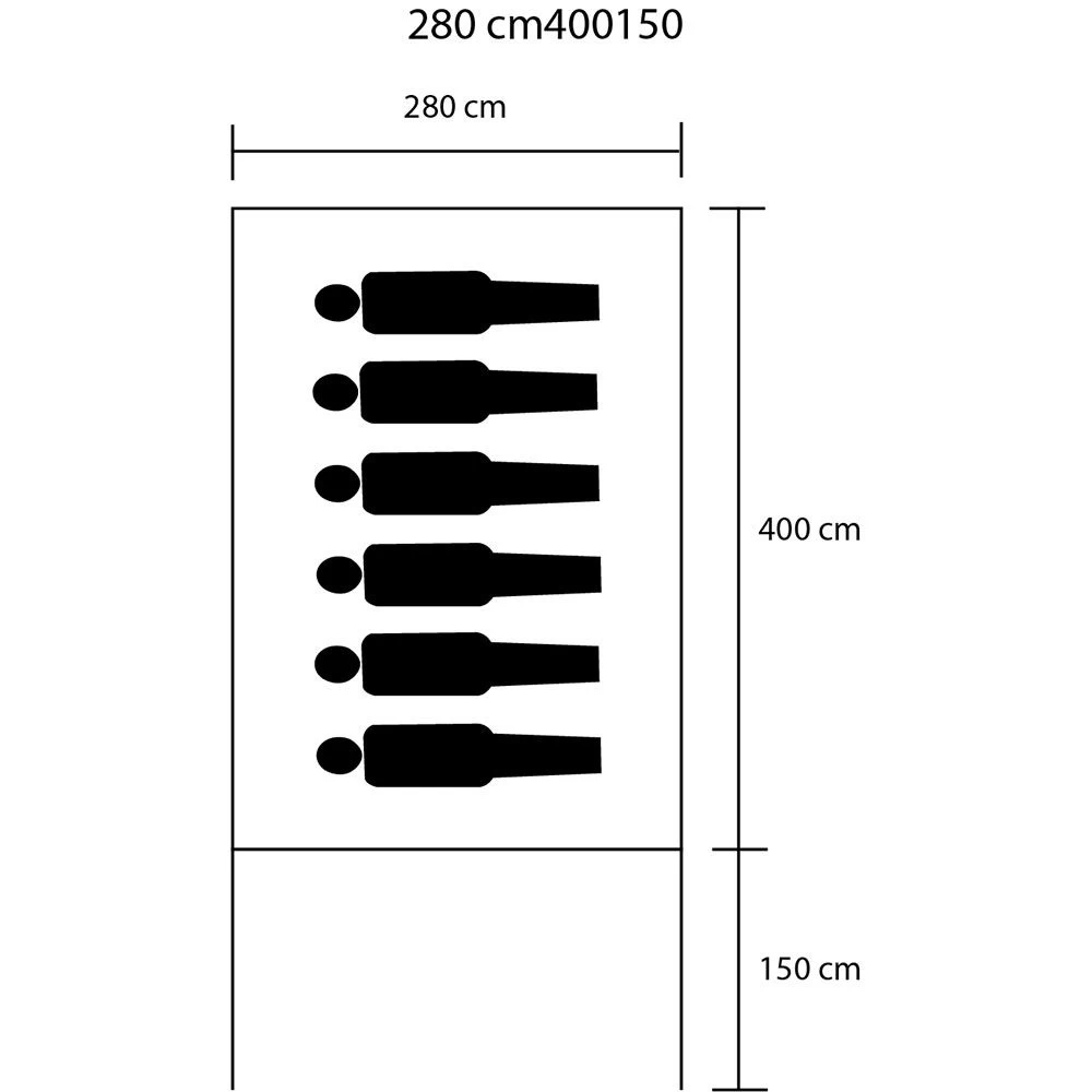 De WitPamir Super Groepstent Hunting Green 5 De WitPamir Super Groepstent Hunting Green - Afbeelding 5