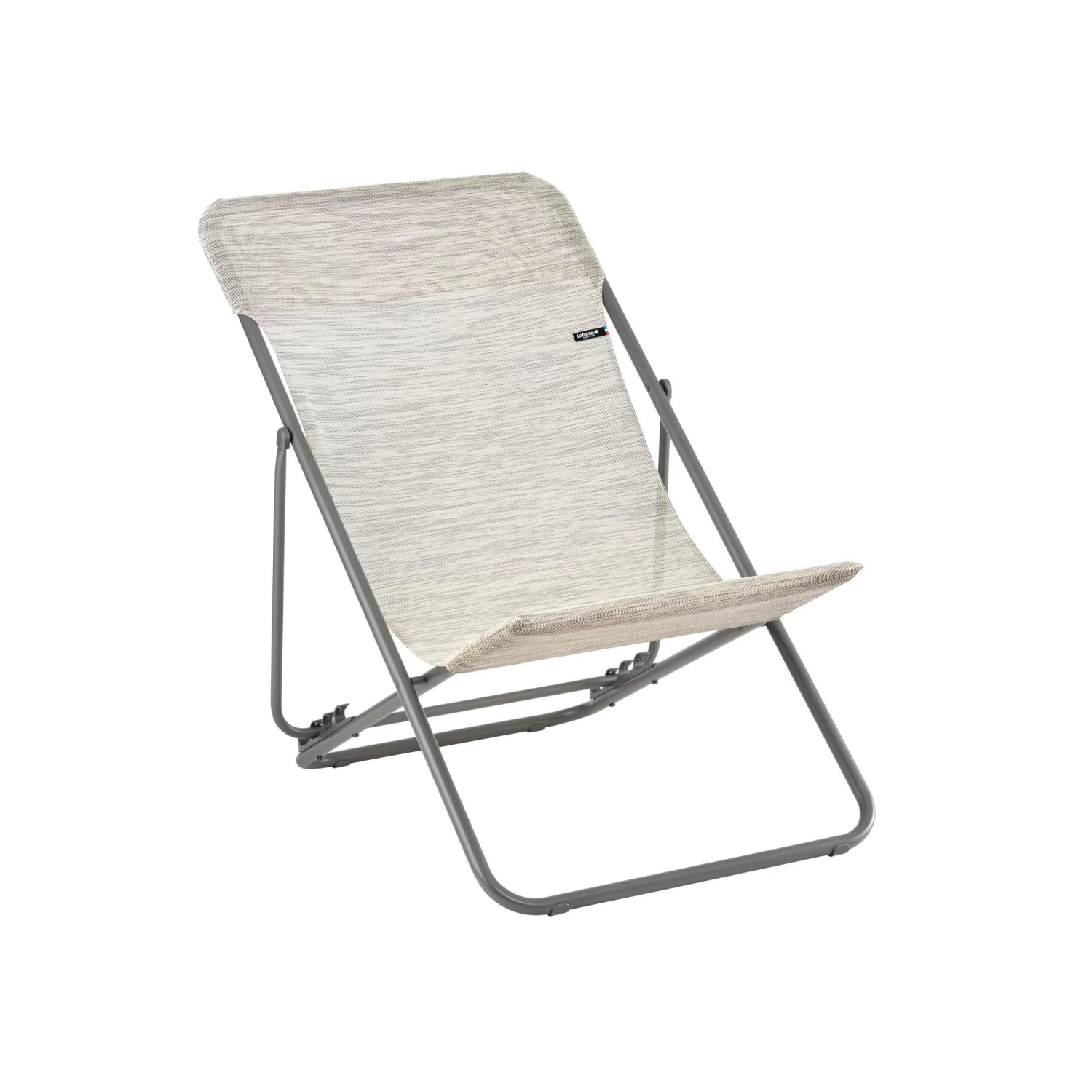 Lafuma Maxi Transat Relaxstoel Ipanema Tube Titane 1 Lafuma Maxi Transat Relaxstoel Ipanema Tube Titane