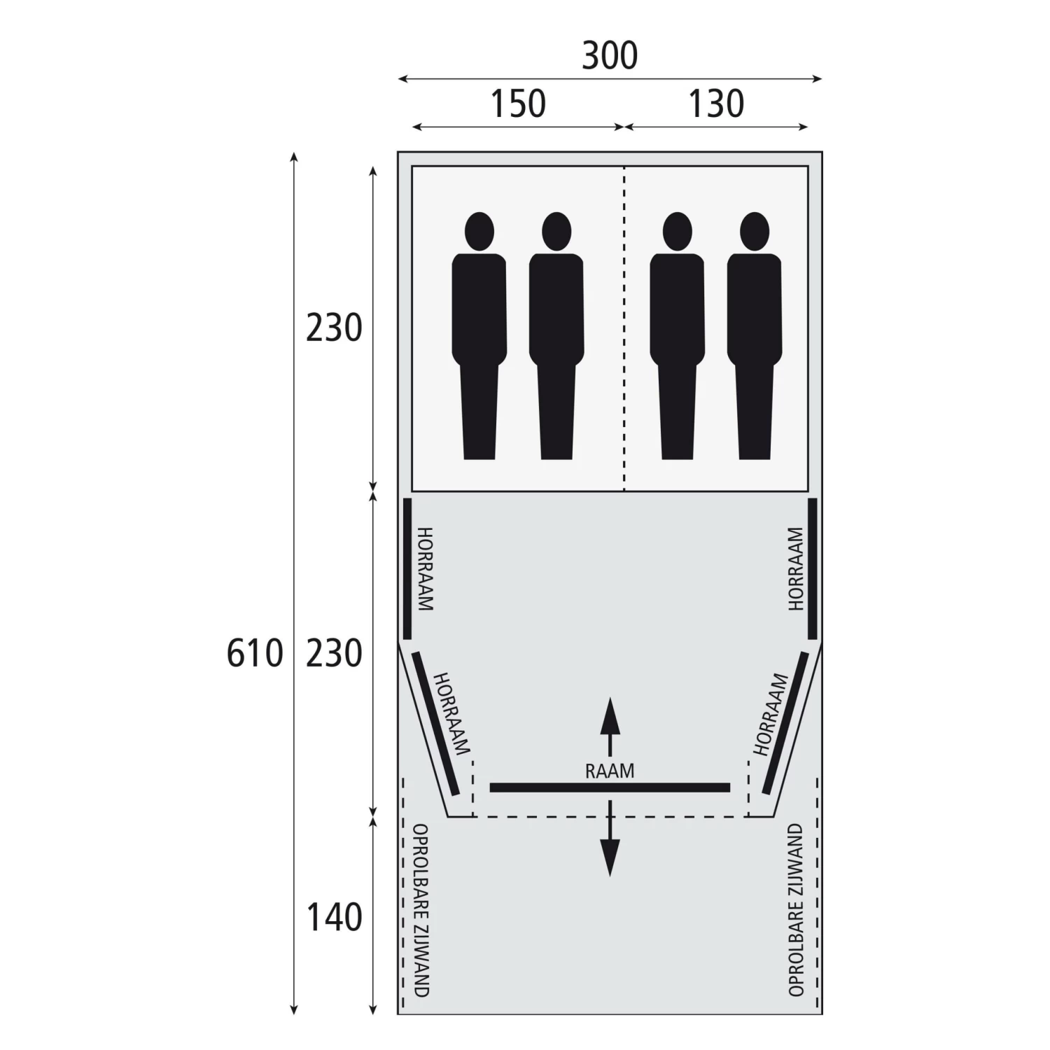 Bardani AirWave 300 Deluxe TC Opblaasbare Tent 2023 6 Bardani AirWave 300 Deluxe TC Opblaasbare Tent 2023 - Afbeelding 6