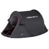 High PeakVision 3 Pop Up Tent Black