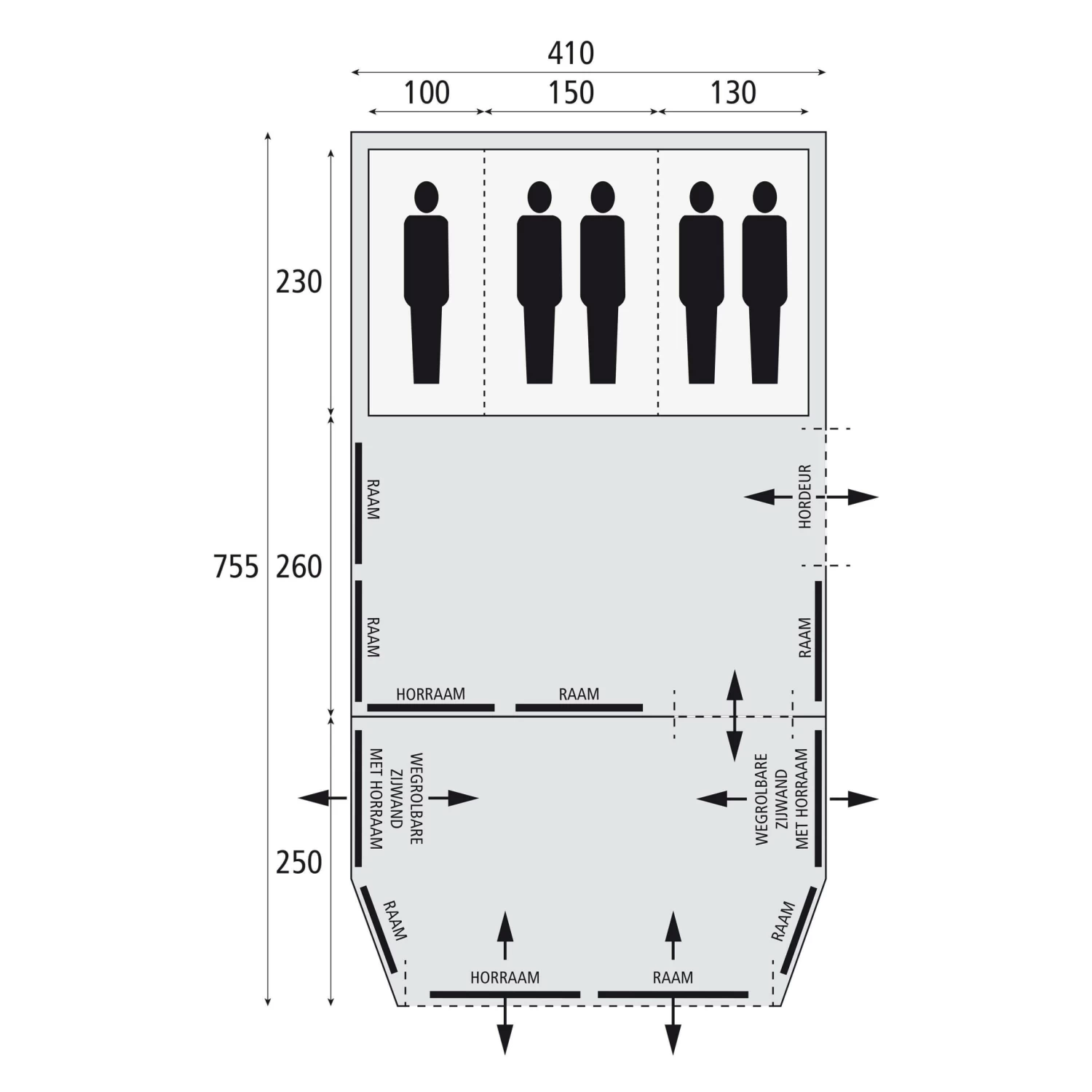 Bardani Royal Prestige 410 Air RSC Opblaasbare Tent 2023 9 Bardani Royal Prestige 410 Air RSC Opblaasbare Tent 2023 - Afbeelding 9