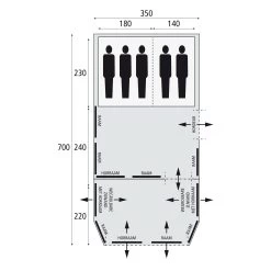Bardani Royal Prestige 350 Air RSC Opblaasbare Tent 2023 17 Bardani Royal Prestige 350 Air RSC Opblaasbare Tent 2023 -Kampeeruitrusting 139911 000 09 scaled